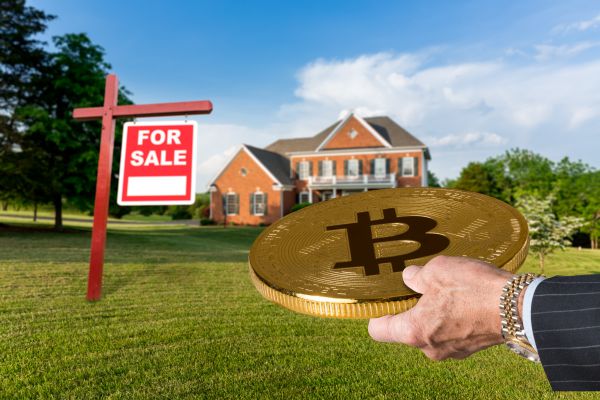 Sale of real estate using Bitcoin
